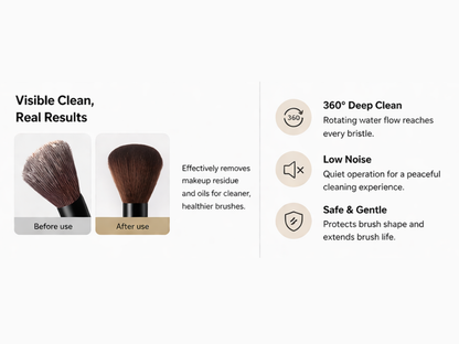 Electric Makeup Brush Cleaning Machine – Quick & Gentle